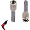 MniimaLuxe 2 adattatori SDS Plus, 6,35 mm, SDS, attacco esagonale per trapano, adattatore universale, mandrino per mandrino, ricambio per mandrino, trapano a percussione