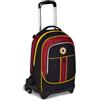 Seven AS Roma Trolley Scuola Jack 3 Ruote, Nero, Zaino Con Carrello Sganciabile Da 33 Litri, Per Scuola Elementare e Media, Bambino, Calcio
