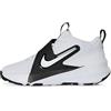 Nike Team Hustle D Basketballschuh für Jüngere Kinder, Scarpe da Basket, Bianco Bianco e Nero, 28 EU