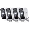 ieGeek 2K Telecamera WiFi Interno/Esterno Batteria Senza Fili Visione Notturna a Colori