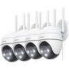 ieGeek 5MP Telecamera WiFi Esterno Videocamera Visione Notturna Colori 360° P