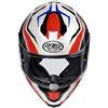 Premier CASCO HYPER RW 13,BIANCO/ROSSO/NERO/BLU,M