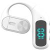 LZYWOD Auricolare auricolare aperto orecchio cuffie a conduzione ossea auricolari Bluetooth auricolare per microfono cellulare con