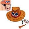 CAPPELLO ONE PEACE PORTUGUESE D. ACE PUGNI DI FERRO ONE PIECE