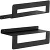 GEDY CLEO porta oggetti mensola 30 cm nero opaco codice prod: 000020191430000