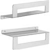 GEDY CLEO porta oggetti mensola doccia 30 cm spazzolato codice prod: 000020193830000