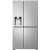 LG GSLE91MBAB.AMBQEUR - Frigorifero Side By Side, Serie 900, Classificazione B, Senza Presa d'Acqua, 623L, Acciaio strutturato Anti-impronta