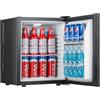 Sirge Mini Frigo Bar NERO SILENZIOSO senza compressore Frigorifero [ 380(L) x 385(P) x 470 (H) mm] - IDEALE PER HOTEL, Frigo da Camera (25 Litri)