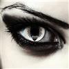 DESIGNLENSES, Lenti a contatto colorate grigie e bianche, occhi di gatto per costume di Halloween, senza gradazione, 1 paio (2 pezzi), lentes cosmetiche colore + custodia per lenti Grey Dragon