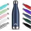 Mont-Clair H2O Borraccia Termica 750ML in Acciaio Inox, Borracce Termiche - 12h di Bevanda Calda e 24h di Bevanda Fredda - Senza BPA, Bottiglia Acqua, Borraccia 750ML Blu scuro
