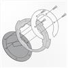 GENERICO FLANGIA GIVI PER BORSE BORSA SERBATOIO MOTO COMPATIBILE CON HONDA CRF1000L AFRICA TWIN (18 > 19) TANKLOCK TANKLOCKED