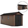 Keter Newton plus 7517/1775 - Casetta da giardino - Con porta doppia anta e finestre - 230x539x246 cm