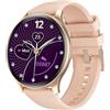 Trevi T-FIT 235 A Smartwatch con Display 1.43 AMOLED, Orologio Smart con Funzione Chiamata Wireless, Controllo Allenamento Fisico e Stato Benessere, Monitoraggio del Sonno, IP67, Oro