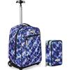 Seven Appack Big Trolley Scuola, Blu, Con Astuccio 3 Zip, Mazi Capienza, Scuola & Tempo libero, Bambini e Ragazzi