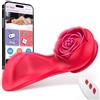 Beslow Vibratoriper Donne Sex Toy Per Coppie - Vibratoreper Donna Professionale Stimolatore Clitorideo per Lei con 7 Vibrazioni, Vibratore Indossabile a Farfalla con App e Telecomando Sexytoysys Coppia