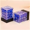 Epic Forge Set di 36 dadi a 6 lati, 12 mm, colore: blu trasparente