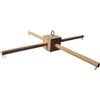Qianly Kit con struttura mobile in legno per culla neonato, decorativo, artigianale, fai da te, con gancio per culla neonato, giocattolo per carillon,