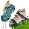URAQT Scarpe Chiodate per Areazione Prato e Giardino, 42mm Arieggiatore Scarpe con Cinghie Regolabili, Sandalo Aeratore Scarpe da Prato, Arieggiatore Prato Scarpe, Scarpe per Arieggiare il Prato,Verde