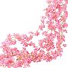 Plipdhy 3 Pezzi Ghirlanda Fiori di Ciliegio Artificiali 180cm - Fiori Rosa Scuro Realistici per Decorazioni Matrimonio, Festa, Giardino, Balcone, Casa, Camera - Vite Finta Sakura per Interni ed Esterni