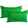 DiseLio 2 federe per cuscino, colore verde mela. Cuscini decorativi tinta unita per la decorazione della casa, made in Spagna. (30 x 50 verde mela)