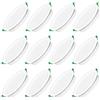 Jaenmsa Faretti Led da Incasso per Cartongesso 230V, 10W Foro Φ 95-105mm, IP44, Non Dimmerabile, Faretti LED Soffitto, Bianco Caldo 3000K, Set di 12