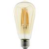 Blaupunkt Lampadina LED E27 Filamento Vintage - Bulbo ST64 - Decorativo - Retro - 8W - Sostituzione di 60W - Bianco Caldo 2300K - Luce a Risparmio Energetico - Lampada - Confezione Singola