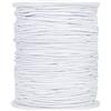 Vivifying Elastico per bracciali, 1 mm per perline, bracciali, collane e gioielli fai da te (bianco)
