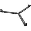 Manfrotto 165 Base a Stella per Treppiedi con Puntale Singolo, in Alluminio, Nero