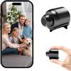 Generico Mini Telecamera Spia Nascosta,HD 1080P Telecamera Wifi interno/Esterno,Telecamera Senza Fili Mini Videocamera Sorveglianza Interno con Visione Notturna Rilevamento di Movimento Per Casa/Bambini