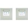 Wandbreite Set di fissaggio autoadesivo per portafoto, supporto per specchi, supporto per Dibond (2x supporto, 100x100mm)