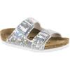 Birkenstock, Arizona Kids Hologram, Sandali Ciabatte Moda Bambino/a (Silver, Sistema Taglie Calzature EU, Bimbo (0-5 anni), Numero, Stretta, 26)
