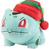 Pokémon Bulbasaur Peluche con cappello a righe, 20,3 cm, Bulbasaur peluche con accessorio unico
