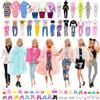 FCXQG 48 Pcs Vestiti Barby e Accessori Vestiti Barby Originali Accessori Bambole Vestiti Per Barby Accessori Bambole Vestiti Bambole 18 Abiti 10 Paia Di Scarpe 10 Pezzi Di Gioielli 10 Borse