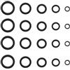 ECSiNG 100 Pezzi Anelli Rotondi Per Rig Anello Da Pesca In Acciaio Inossidabile Opaco Rivestimento Nero Per Pesca 5 Dimensioni Anelli Divisi Per Pesca Connettore Esca Esca (2/3.1/3.7/4.4/5.3mm)