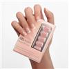 Anglicolor Unghie finte French Corte,Gel Unghie finte,32 pezzi di unghie artificiali in gel morbido in 16 misure,Kit unghie finte riutilizzabili con colla per unghie (ACXN-5, 32 pezzi)