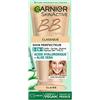 Garnier Skin Active BB Cream - Trattamento perfetto tutto in 1 - Unifie, Matifie & Hydrate - FPS 25 - Acido Ialuronico & Aloe Vera - Vegan & Cruelty Free - Pelle mista grassa - Tinta chiara - 50 ml