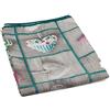 VIRSUS Tovaglia Antimacchia misura 240 x 150 cm da 12 posti, 147 tessuto idrorepellente Rettangolari Copritavolo impermeabile da Cucina lavabile Vari Colori (grigio con fantasia cuori)