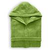 DOLPHIN Accappatoio Uomo/Donna con Cappuccio Spugna 340gr Cotone MOD. Active (Verde, M)