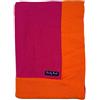 Seamar Telo Mare Tinta Unita MicroSpugna 100% Cotone Asciugamano Spiaggia (Fucsia-Arancione)