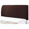 LUKKC Copertura Testiera Letto Copri Testiera Letto Matrimoniale/Una Piazza E Mezza/Singolo Fodera Testata Letto 140/150/160/180CM Elastica Bianco Nero Beige Verde Protezione Copritestiera Letto