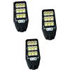 AntDau71® - 3 Pezzi Faretto LED 300W con Pannello Solare Integrato e Telecomando - Illuminazione Esterna Impermeabile con Staffa, Viti e Telecomando - CW973-3pz