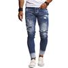 Leif Nelson Jeans da Uomo Pantaloni Jean LN-9165 Blu W31/L32