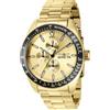 Invicta Aviator Orologio da Uomo in acciaio inossidabile con movimento Quarzo - 45mm, Nero/Oro