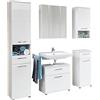 trendteam smart living Set da 5 Pezzi, Bianco, 164 x 189 x 38 cm