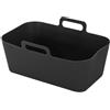 COOK CONCEPT, KC0009, Stampo in Silicone per friggitrice ad Aria, Cottura Uniforme, Facile da Pulire, Design ergonomico, Ideale per Una varietà di Piatti, Dimensioni 19x12 cm, Colore Nero