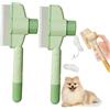 CHUNLIGOUJI Pettine autopulente per animali domestici, pettine per gatti autopulente, spazzola per capelli, pettine per pulci, pettine per la rimozione di peli di animali, pettine per pulci, spazzola