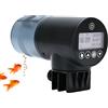 Lychee Alimentatore automatico per pesci WIFI per acquario: dispenser automatico per alimenti con timer per acquari, può essere impostato e azionato a distanza, due metodi di installazione, adatto per