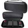SILCOSTAR Custodia per Hori Split Pad Pro - Custodia da viaggio con manico rigido compatibile con Hori Nintendo Switch/Switch OLED Split Pad Pro, slot per cartucce di gioco Sport 40, custodia antiurto