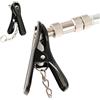 Generic Chuck per gonfiatore pneumatico, clip on chuck, valvola adattatore pompa, valvola per pompa ad aria, pompa per pneumatici, adattatore per pompa a pavimento della bicicletta