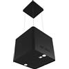 Silverline 4388.4.733.01 - Cappa filtrante, Tipologia Isola, colore Nero, Classe energetica B